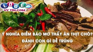 Nằm mơ thấy ăn thịt chó là điềm gì, đánh đề con gì?