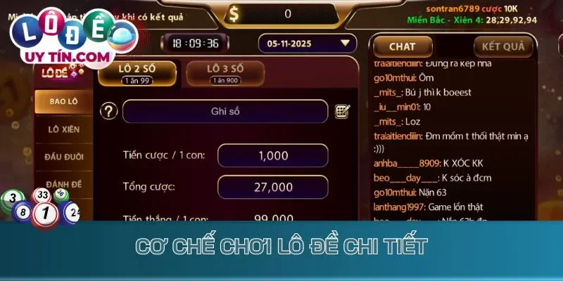 Cơ chế chơi lô đề chi tiết
