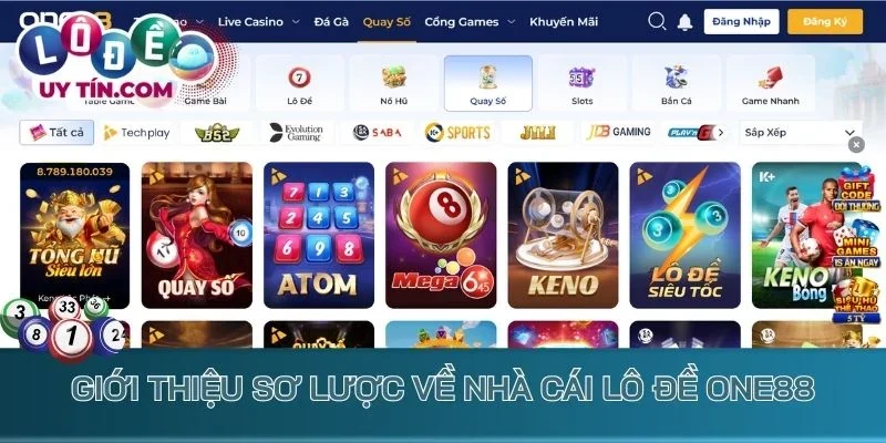 Giới thiệu sơ lược về nhà cái lô đề One88