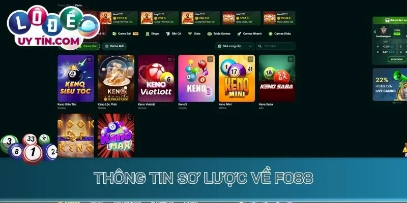 Thông tin sơ lược về Fo88